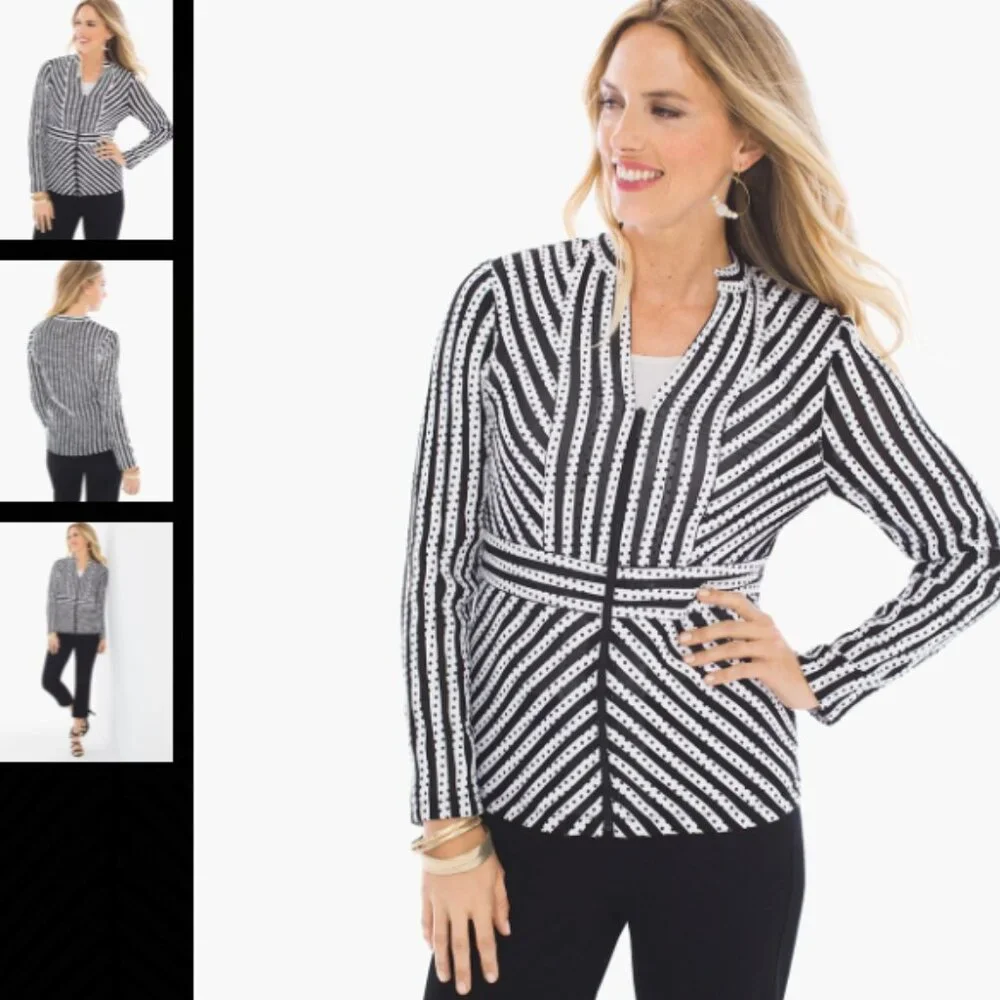 CHICO'S Travelers Collection Dottie Jacket NWT
